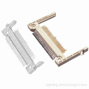 CF Memory Card Connectors with 13.75 Length Arm Plastic, UL94V-0 and Gold Over Nickel Plating